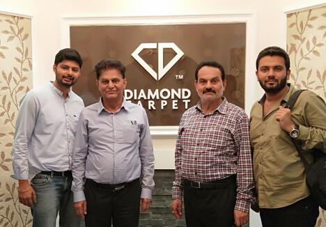 歡迎來自桑迪地毯工業的Rishab Antal訪問鉆石地毯