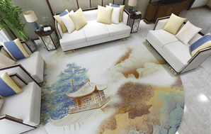 山水系列--家居地毯/客廳地毯/餐廳地毯/威爾頓地毯