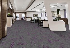 辦公室地毯--高質量印花方塊毯 迷宮